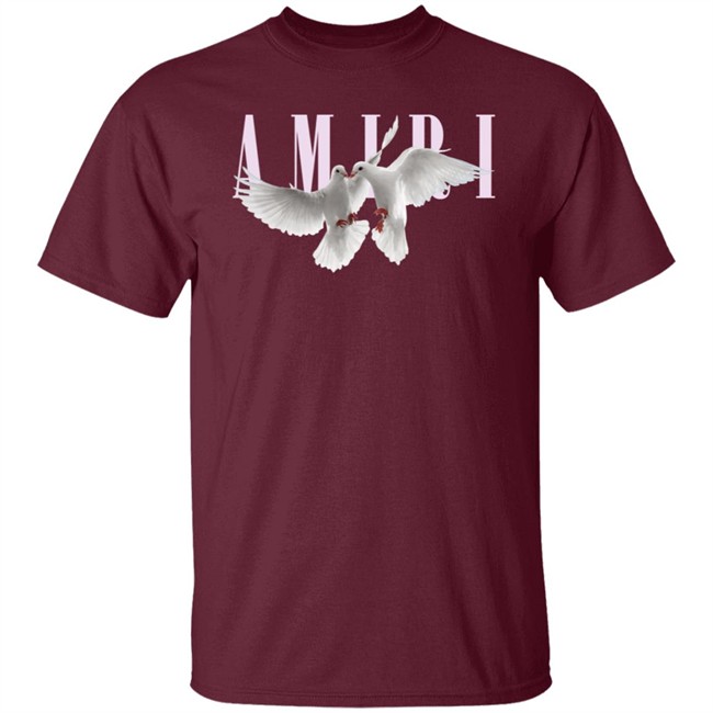 Dual Doves Amiri Shirt Amiri T Shirts Dual Doves Shirt Dual Doves Amiri Shirt Amiri T Shirts Dual Doves Shirt