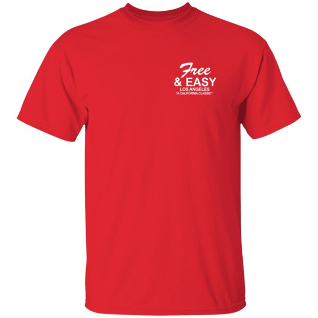Free and Easy California Classic Tee Shirt Free and Easy California Classic Tee Shirt