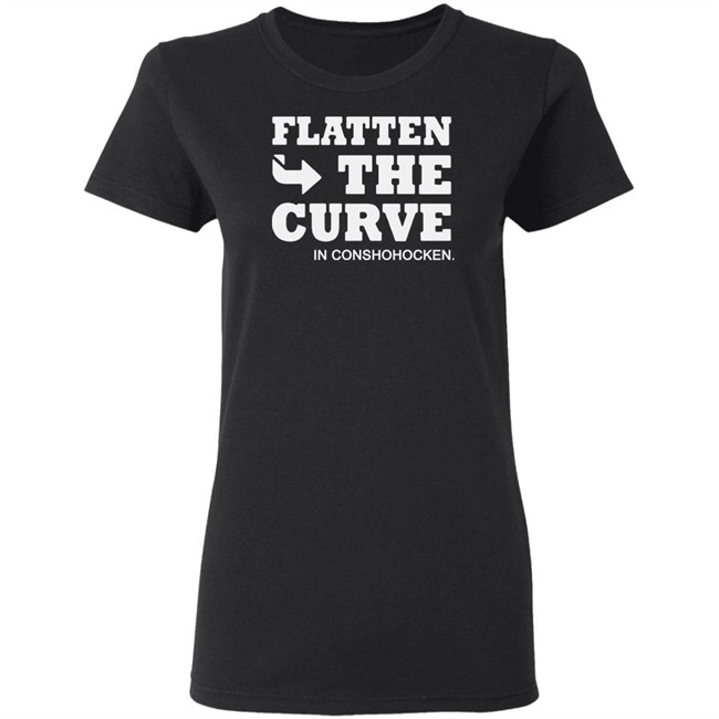 Flatten The Curve IN CONSHOHOCKEN Shirt Colonial Neighborhood Council Black Shirt Flatten The Curve IN CONSHOHOCKEN Shirt Colonial Neighborhood Council Black Shirt