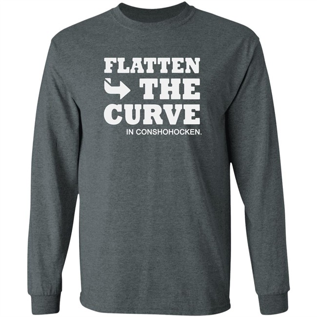 Flatten The Curve IN CONSHOHOCKEN Shirt Colonial Neighborhood Council Black Shirt Flatten The Curve IN CONSHOHOCKEN Shirt Colonial Neighborhood Council Black Shirt