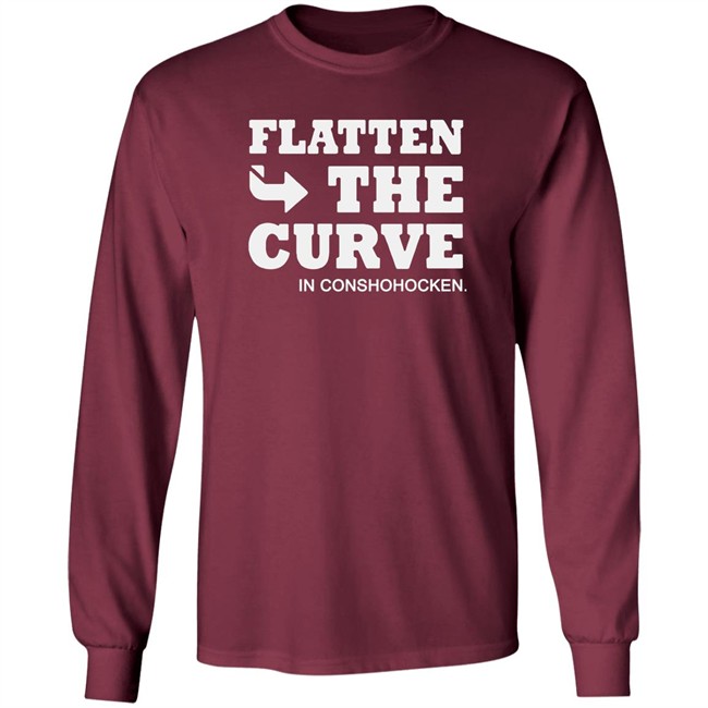 Flatten The Curve IN CONSHOHOCKEN Shirt Colonial Neighborhood Council Black Shirt Flatten The Curve IN CONSHOHOCKEN Shirt Colonial Neighborhood Council Black Shirt