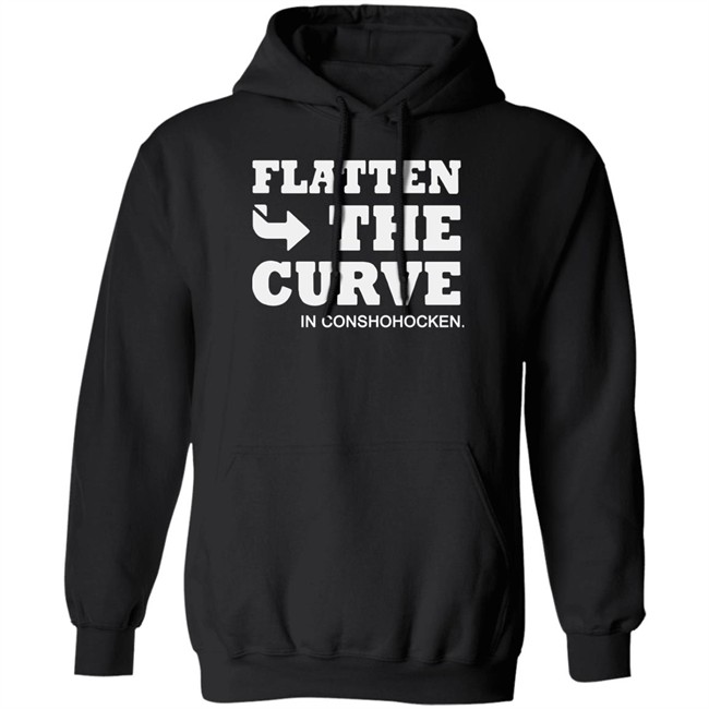 Flatten The Curve IN CONSHOHOCKEN Shirt Colonial Neighborhood Council Black Shirt Flatten The Curve IN CONSHOHOCKEN Shirt Colonial Neighborhood Council Black Shirt