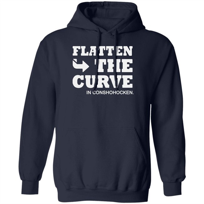 Flatten The Curve IN CONSHOHOCKEN Shirt Colonial Neighborhood Council Black Shirt Flatten The Curve IN CONSHOHOCKEN Shirt Colonial Neighborhood Council Black Shirt