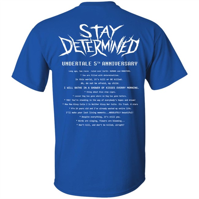 Fangamer Merch Stay Determined T Shirt Fangamer Merch Stay Determined T Shirt