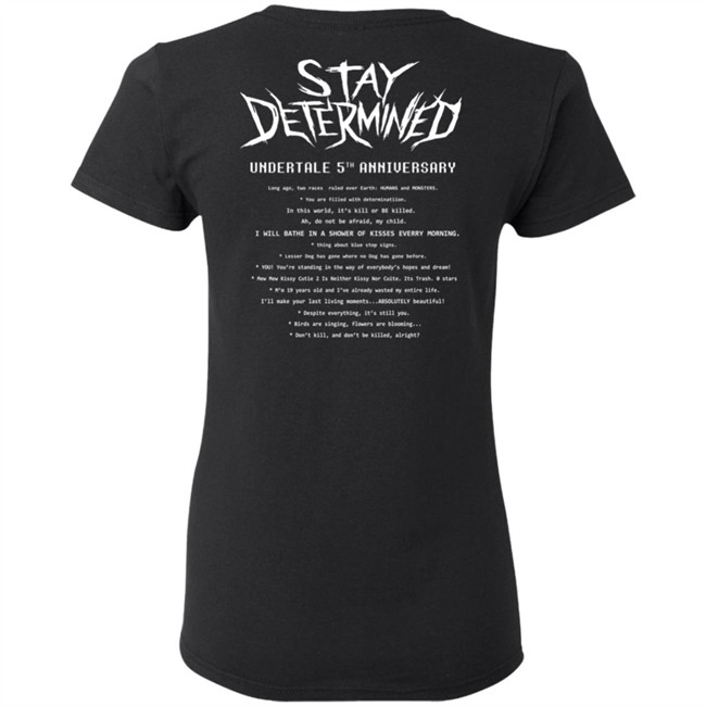 Fangamer Merch Stay Determined T Shirt Fangamer Merch Stay Determined T Shirt