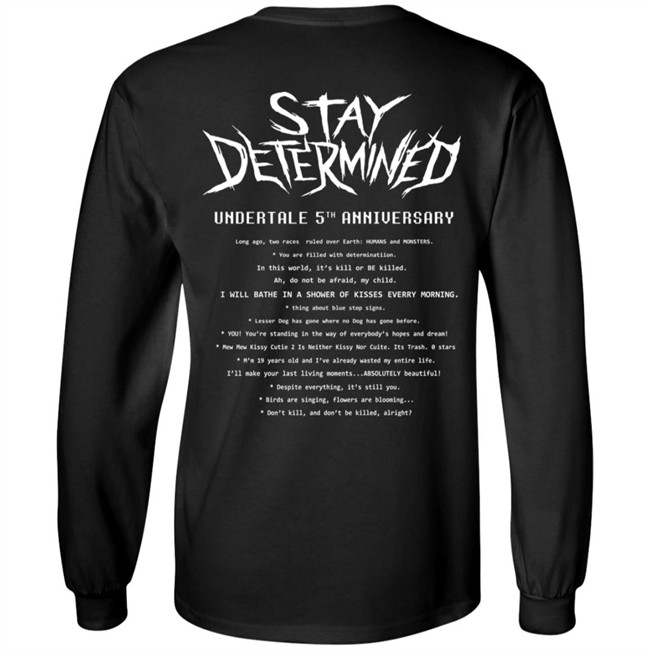 Fangamer Merch Stay Determined T Shirt Fangamer Merch Stay Determined T Shirt