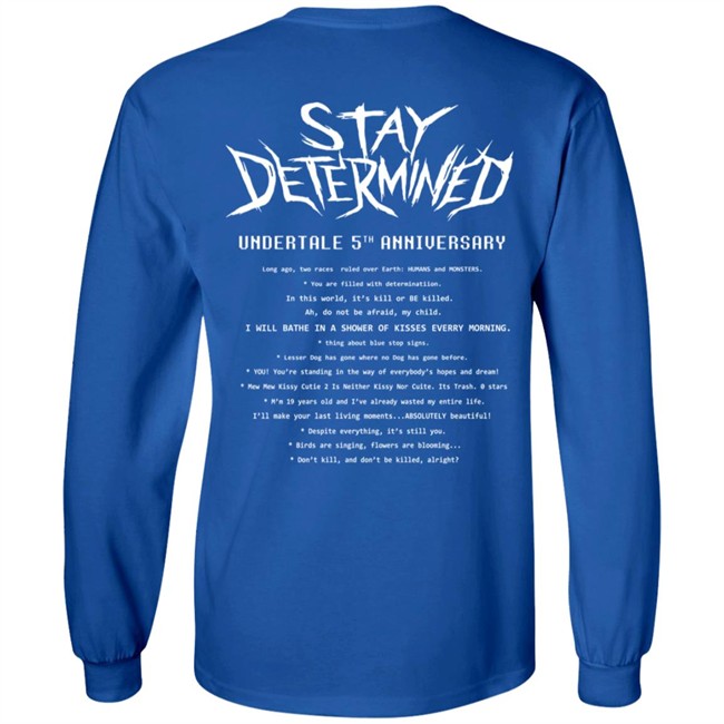 Fangamer Merch Stay Determined T Shirt Fangamer Merch Stay Determined T Shirt