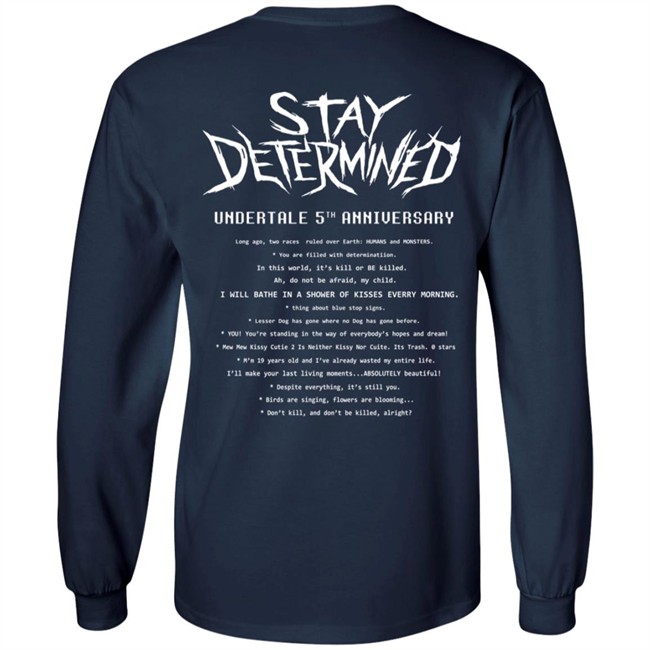 Fangamer Merch Stay Determined T Shirt Fangamer Merch Stay Determined T Shirt