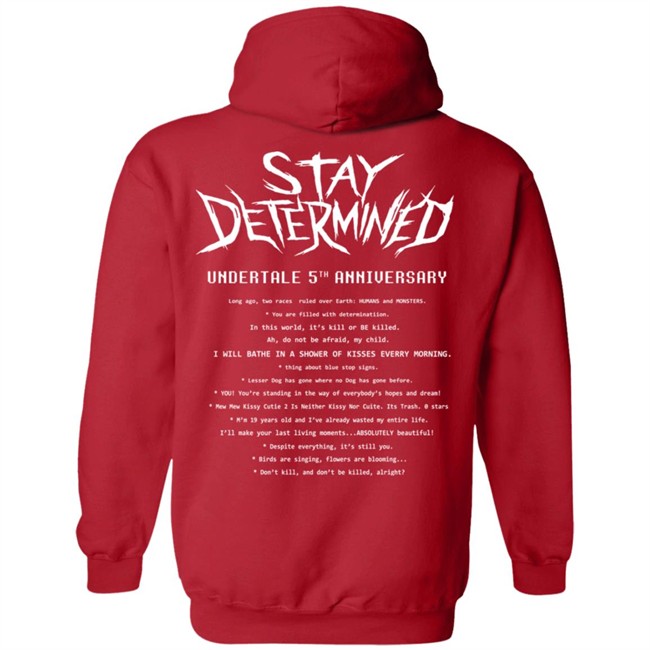 Fangamer Merch Stay Determined T Shirt Fangamer Merch Stay Determined T Shirt