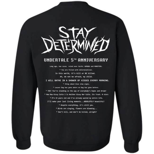 Fangamer Merch Stay Determined T Shirt Fangamer Merch Stay Determined T Shirt