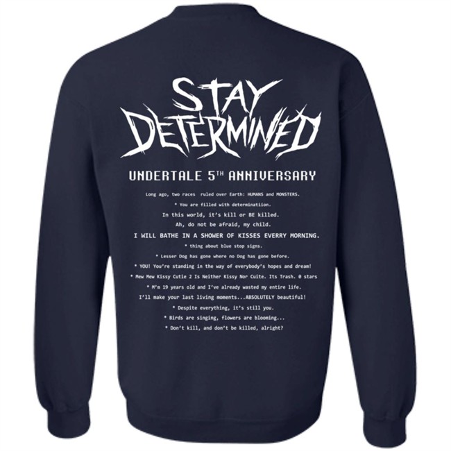 Fangamer Merch Stay Determined T Shirt Fangamer Merch Stay Determined T Shirt