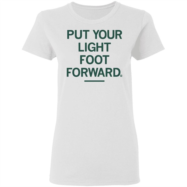 Raygun's Put Your Lightfoot Forward T-shirt The best Lori Lightfoot meme-inspired products Raygun's Put Your Lightfoot Forward T-shirt The best Lori Lightfoot meme-inspired products