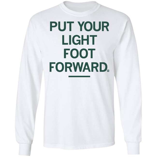 Raygun's Put Your Lightfoot Forward T-shirt The best Lori Lightfoot meme-inspired products Raygun's Put Your Lightfoot Forward T-shirt The best Lori Lightfoot meme-inspired products