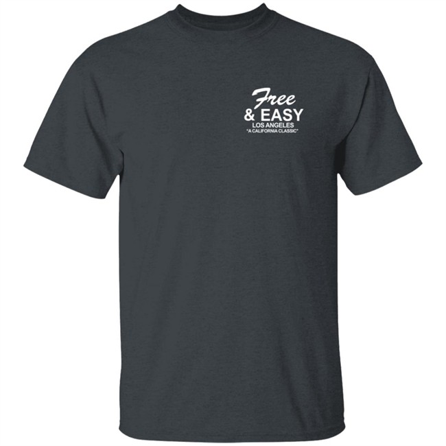 Free and Easy California Classic Red Tee Shirt Free and Easy California Classic Red Tee Shirt