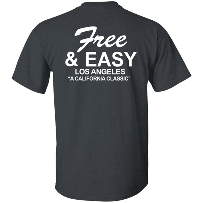 Free and Easy California Classic Red Tee Shirt Free and Easy California Classic Red Tee Shirt