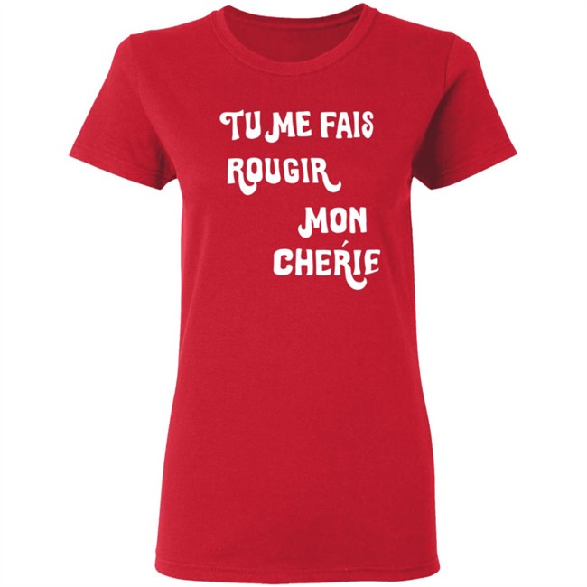 Mindy Kaling Tume Fais Rougir Mom Cherie Tee Shirt