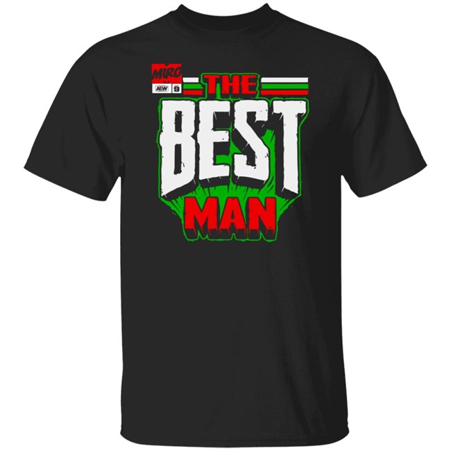 Shopaew All Elite Wrestling Miro The Best Man Shirt