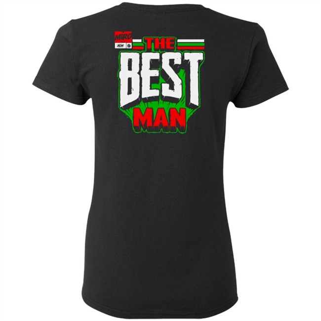 Shopaew All Elite Wrestling Miro The Best Man Shirt Shopaew All Elite Wrestling Miro The Best Man Shirt