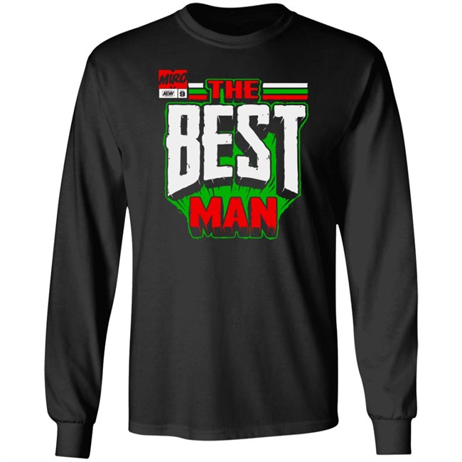 Shopaew All Elite Wrestling Miro The Best Man Shirt Shopaew All Elite Wrestling Miro The Best Man Shirt