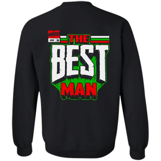 Shopaew All Elite Wrestling Miro The Best Man Shirt Shopaew All Elite Wrestling Miro The Best Man Shirt