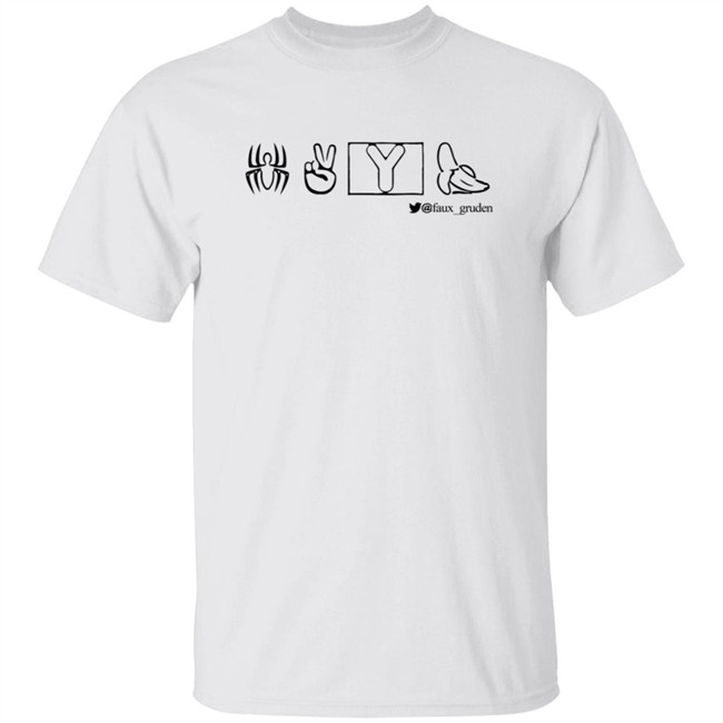 Faux Gruden Emoji Light Tee Shirt
