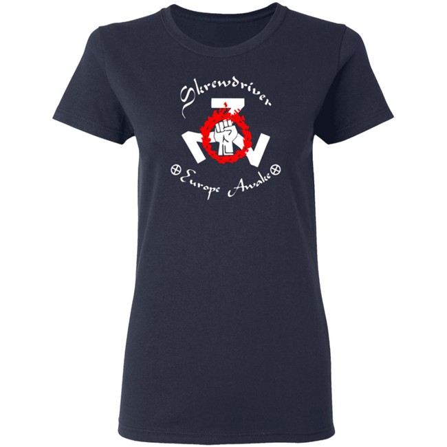 Shane Burley Skrewdriver Europe Awake Fist 777 Usa Factory Printed Men Tee Shirt Shane Burley Skrewdriver Europe Awake Fist 777 Usa Factory Printed Men Tee Shirt