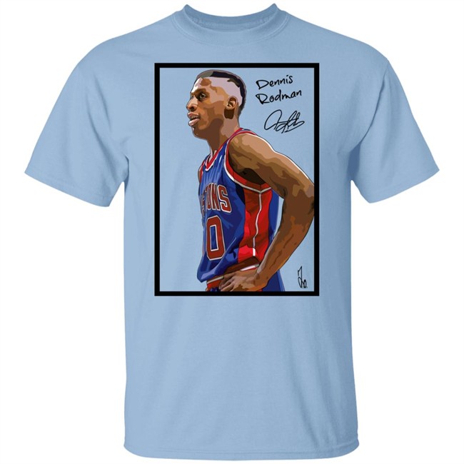 Dennis Rodman Bad Boy Basketball Pictions 10 White Shirt Dennis Rodman Bad Boy Basketball Pictions 10 White Shirt