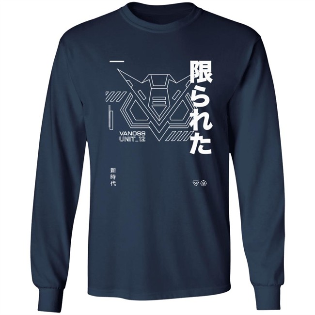 Vanoss Merch 3BlackDot Vanoss Katakana Long Sleeve Tee Vanoss Merch 3BlackDot Vanoss Katakana Long Sleeve Tee