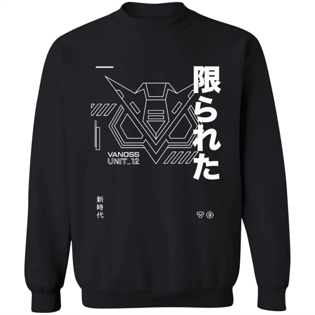 Vanoss Merch 3BlackDot Vanoss Katakana Long Sleeve Tee Vanoss Merch 3BlackDot Vanoss Katakana Long Sleeve Tee