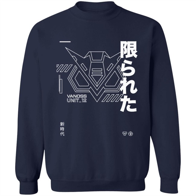Vanoss Merch 3BlackDot Vanoss Katakana Long Sleeve Tee Vanoss Merch 3BlackDot Vanoss Katakana Long Sleeve Tee