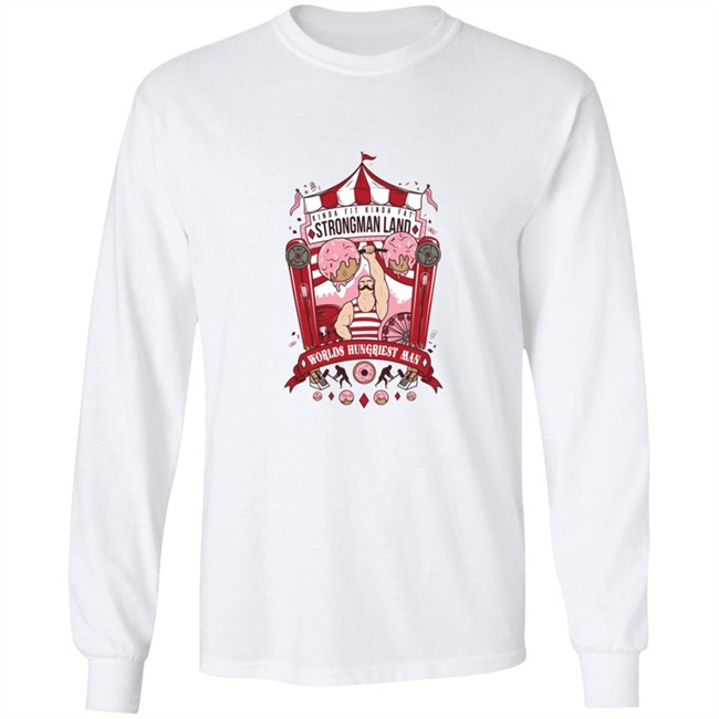 Kindafitkindafat Store Merch Strongman Land T Shirt Kindafitkindafat Store Merch Strongman Land T Shirt