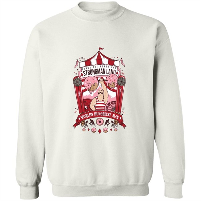 Kindafitkindafat Store Merch Strongman Land T Shirt Kindafitkindafat Store Merch Strongman Land T Shirt