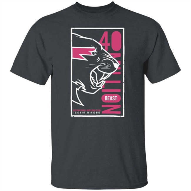 Mr Beast Signed Shirt 40 Million Limited Edition T Shirt Mr Beast Signed Shirt 40 Million Limited Edition T Shirt