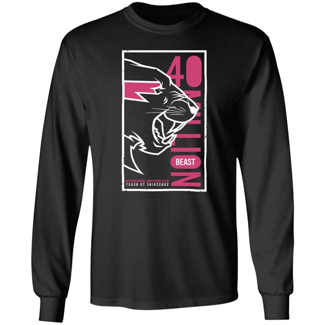 Mr Beast Signed Shirt 40 Million Limited Edition T Shirt Mr Beast Signed Shirt 40 Million Limited Edition T Shirt
