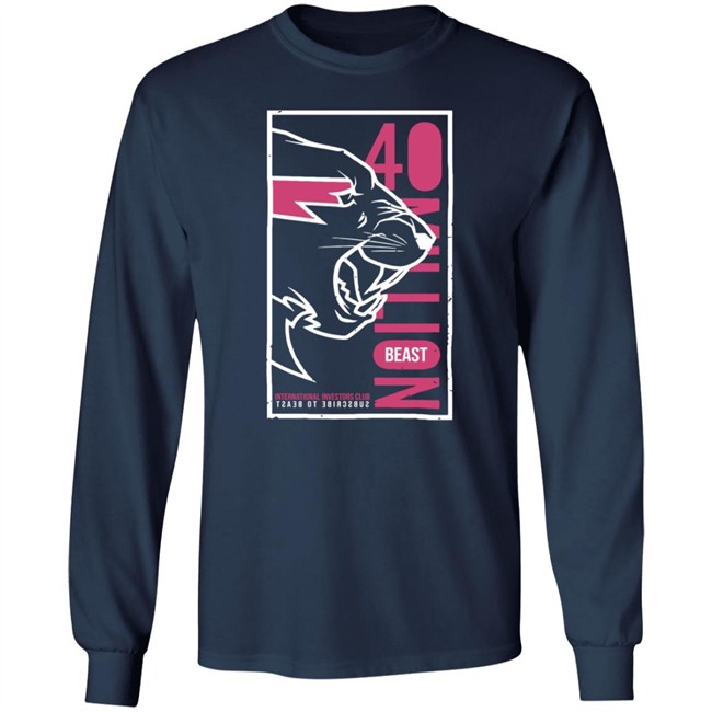 Mr Beast Signed Shirt 40 Million Limited Edition T Shirt Mr Beast Signed Shirt 40 Million Limited Edition T Shirt