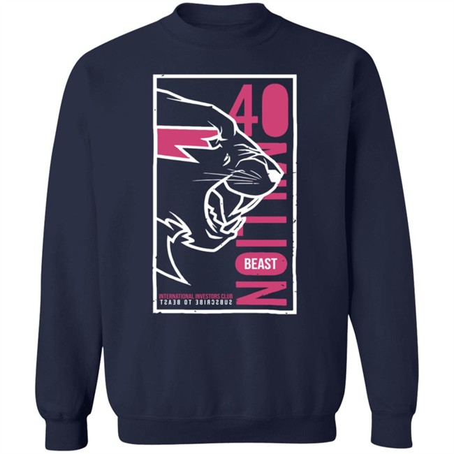 Mr Beast Signed Shirt 40 Million Limited Edition T Shirt Mr Beast Signed Shirt 40 Million Limited Edition T Shirt
