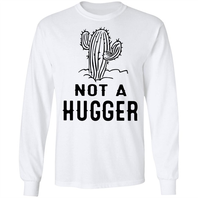 Not A Hugger CactusT Shirt Tee White Boutique Funny Cactus Shirts Not A Hugger CactusT Shirt Tee White Boutique Funny Cactus Shirts