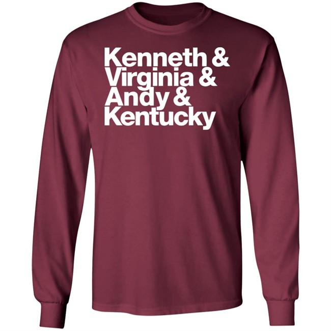 Kenneth Virginia Andy Kentucky Shirt We're all going to get through this and we're going to get through it together Kenneth Virginia Andy Kentucky Shirt We're all going to get through this and we're going to get through it together