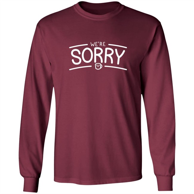 Drawfee Merch Drawfee T Shirts Drawfee Were Sorry Shirt Drawfee Merch Drawfee T Shirts Drawfee Were Sorry Shirt