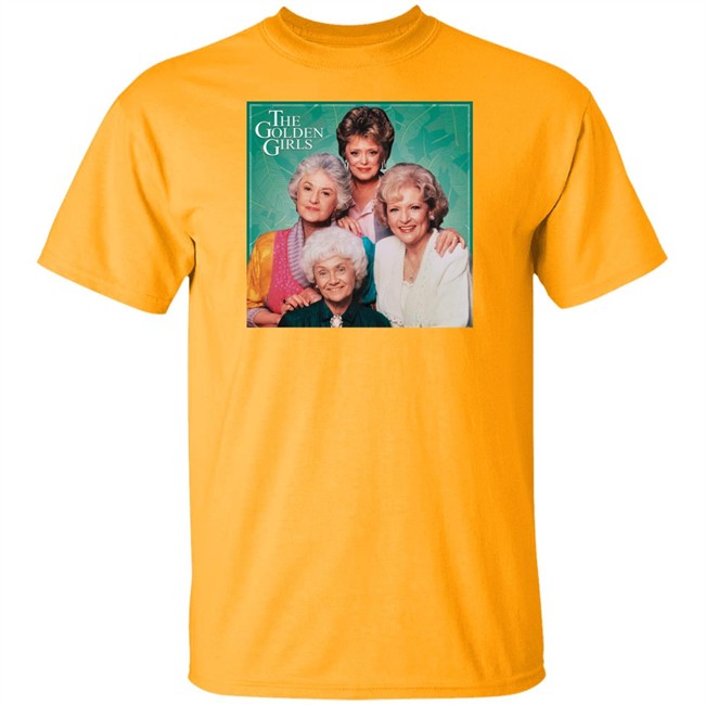 Golden Girls 'Stay Golden' Shirt from Old Navy White Tee Shirts Golden Girls 'Stay Golden' Shirt from Old Navy White Tee Shirts