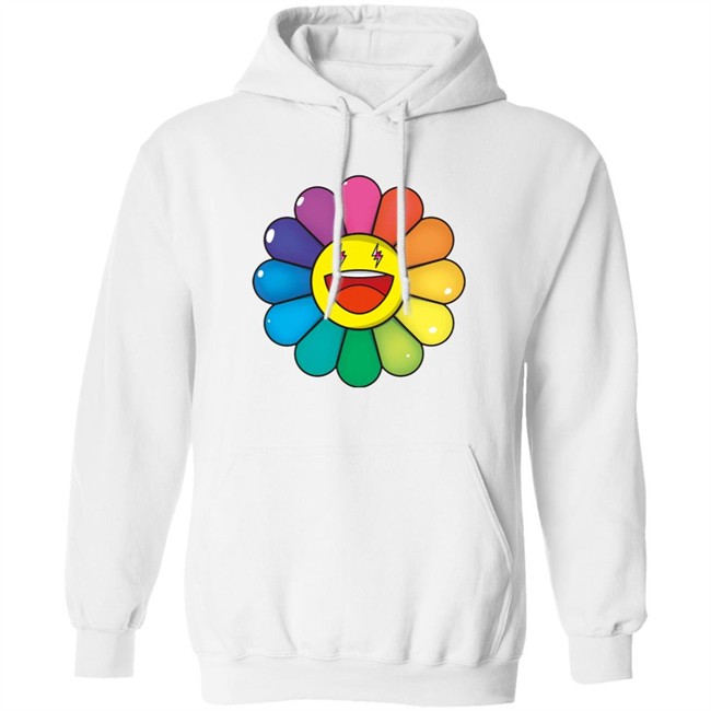 Rainbow Flower J Balvin Hoodie J Balvin Merch Hoodies Sweatshirt Rainbow Flower Hoodie Sweatshirt