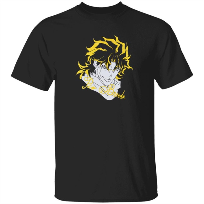Dio Brando Jotaro Kujo JoJo Characters Bizarre Adventure Faux Tour Tee Shirt