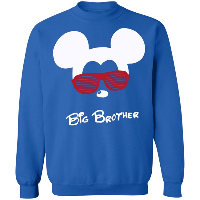 Mickey Mouse Big Brother Black T Shirt Mickey Mouse Big Brother Black T Shirt