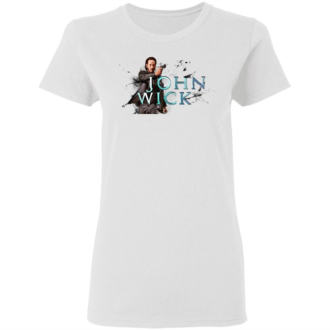 Men Joihn Wick Movie Release White Shirt Men Joihn Wick Movie Release White Shirt