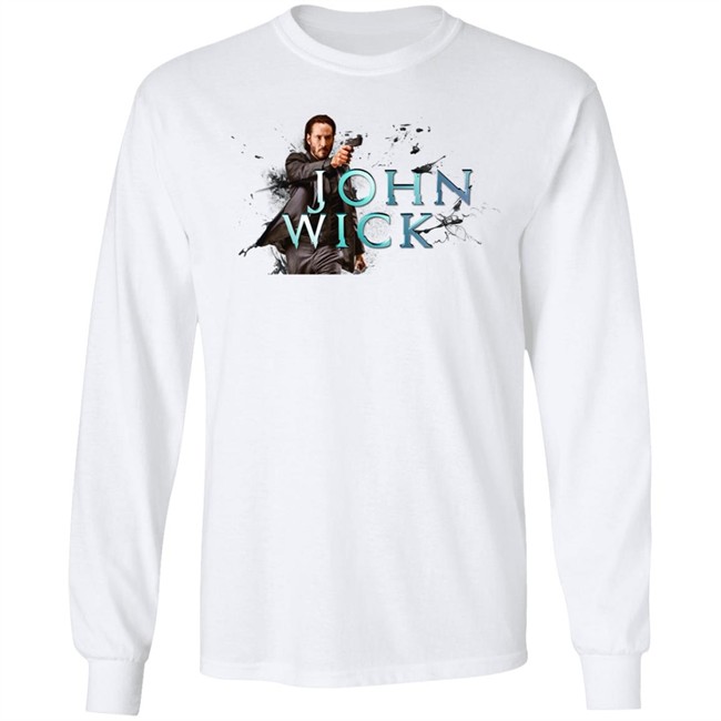 Men Joihn Wick Movie Release White Shirt Men Joihn Wick Movie Release White Shirt