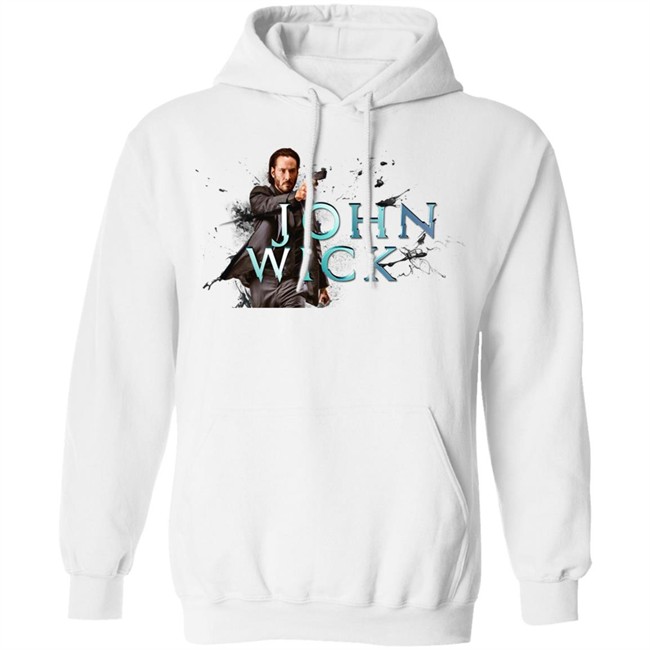Men Joihn Wick Movie Release White Shirt Men Joihn Wick Movie Release White Shirt