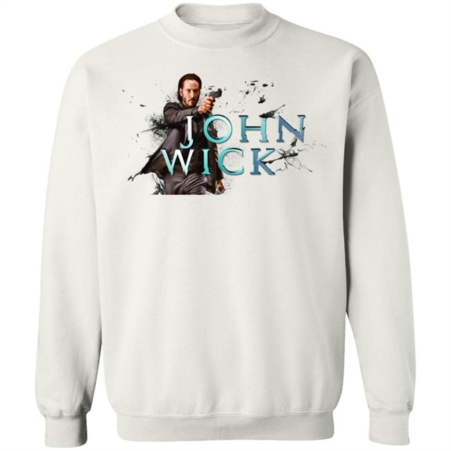 Men Joihn Wick Movie Release White Shirt Men Joihn Wick Movie Release White Shirt