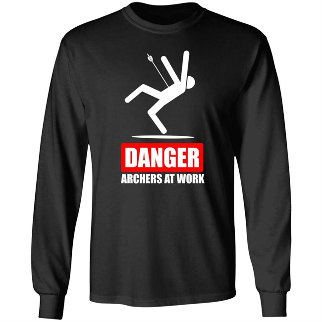 Lancaster Archery Supply Danger Archers At Work Tee Shirt Lancaster Archery Supply Danger Archers At Work Tee Shirt