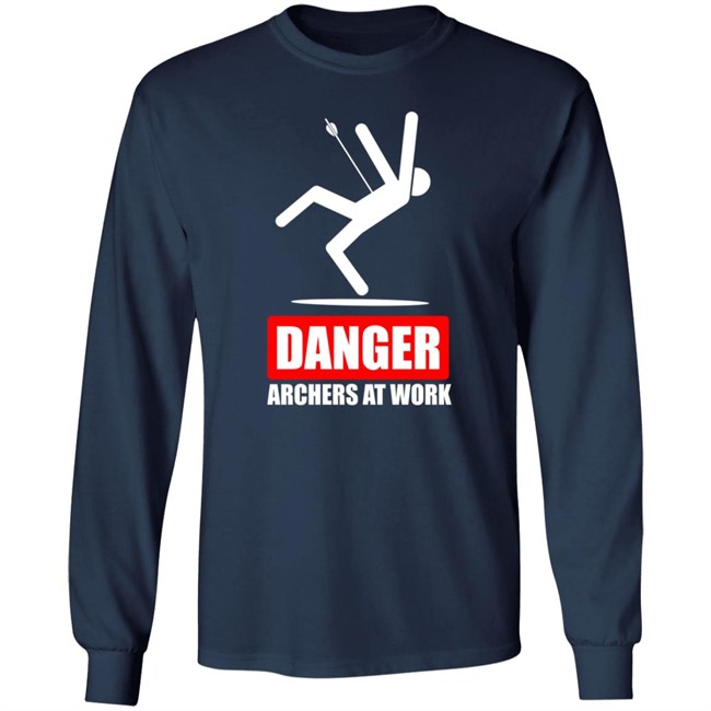 Lancaster Archery Supply Danger Archers At Work Tee Shirt Lancaster Archery Supply Danger Archers At Work Tee Shirt