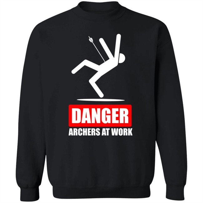 Lancaster Archery Supply Danger Archers At Work Tee Shirt Lancaster Archery Supply Danger Archers At Work Tee Shirt